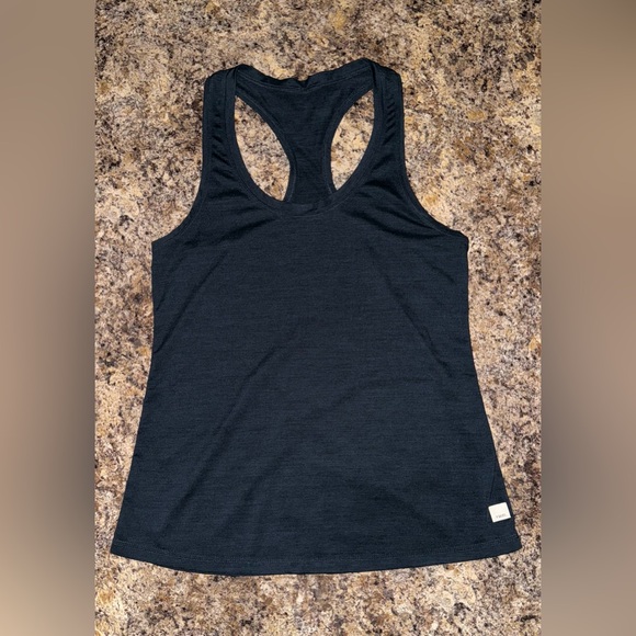 Vuori Lux Performance Tank in Ink Heather - Size S - Picture 5 of 9